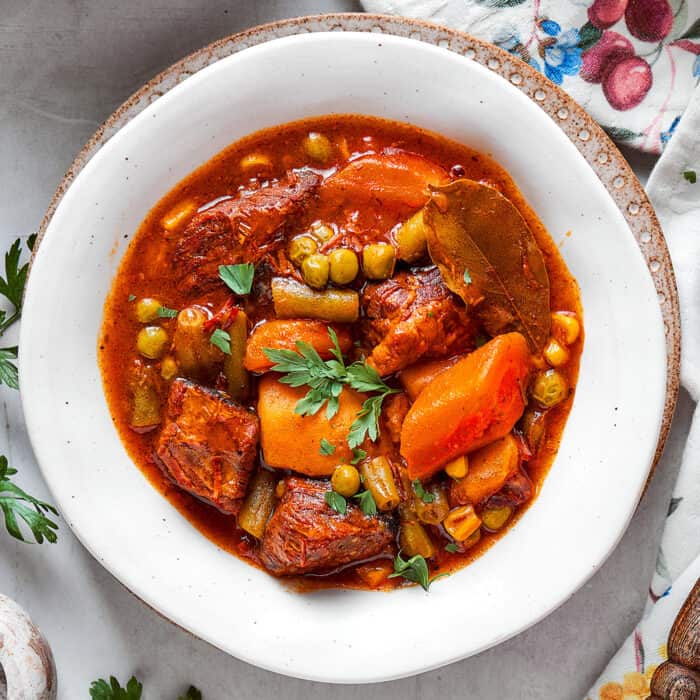   Oriental Mixed Vegetables in Tomato Sauce