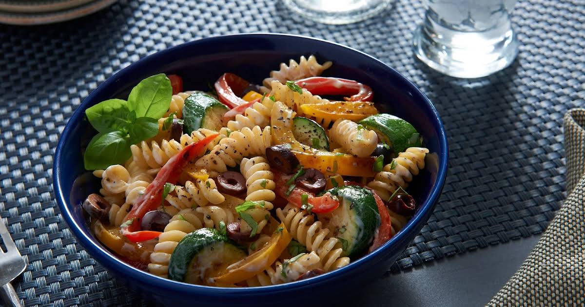 Baked Fusilli with Cheese & Vegetables