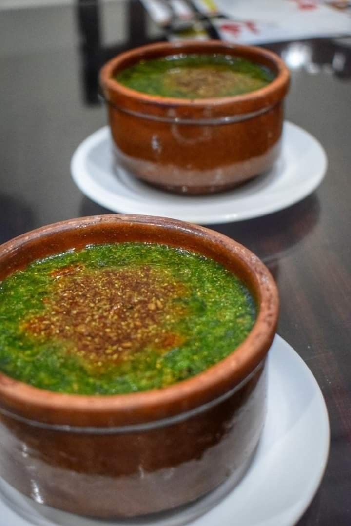 Classic Egyptian Molokhia with Chicken Broth