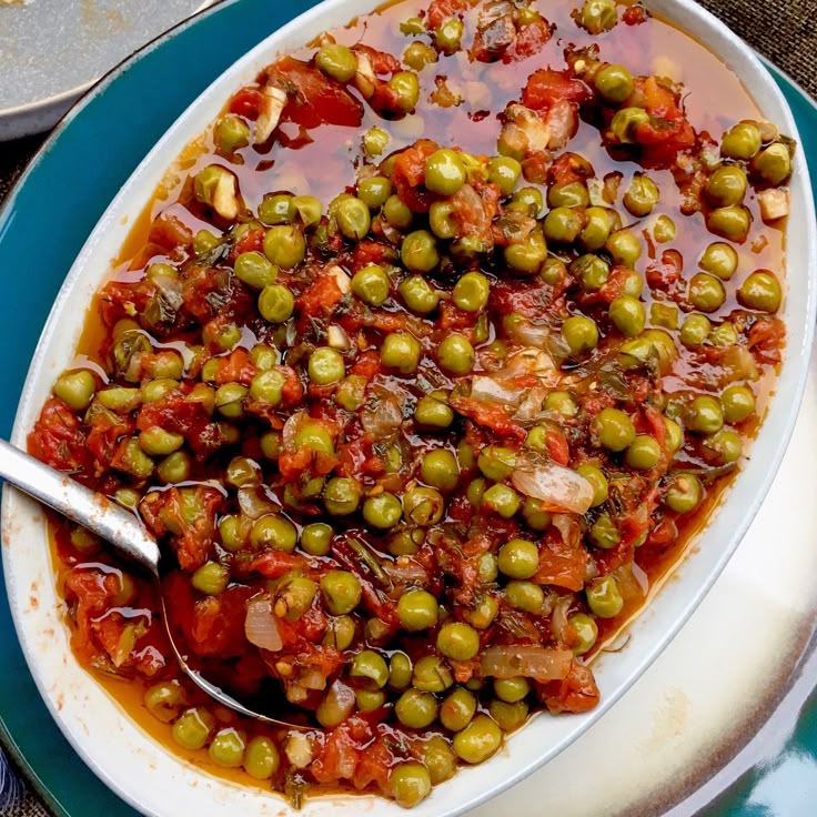 Traditional Green Peas Stew